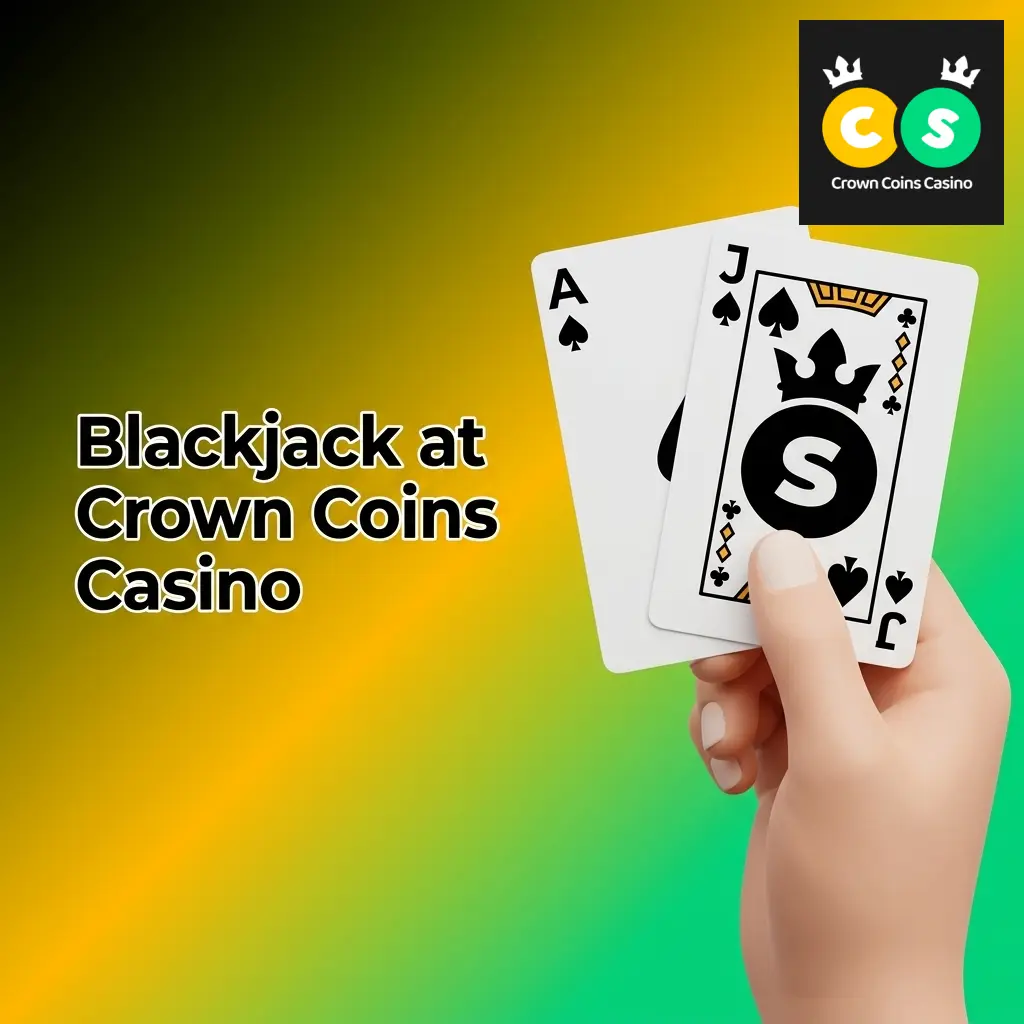 Blackjack table games at Crown Coins Casino