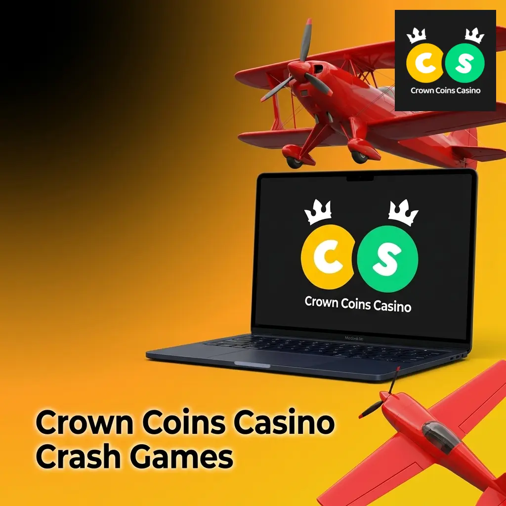 Crown Coins Casino crash games including Aviator, JetX, and BGaming Crash with multiplier mechanics and RTP details
