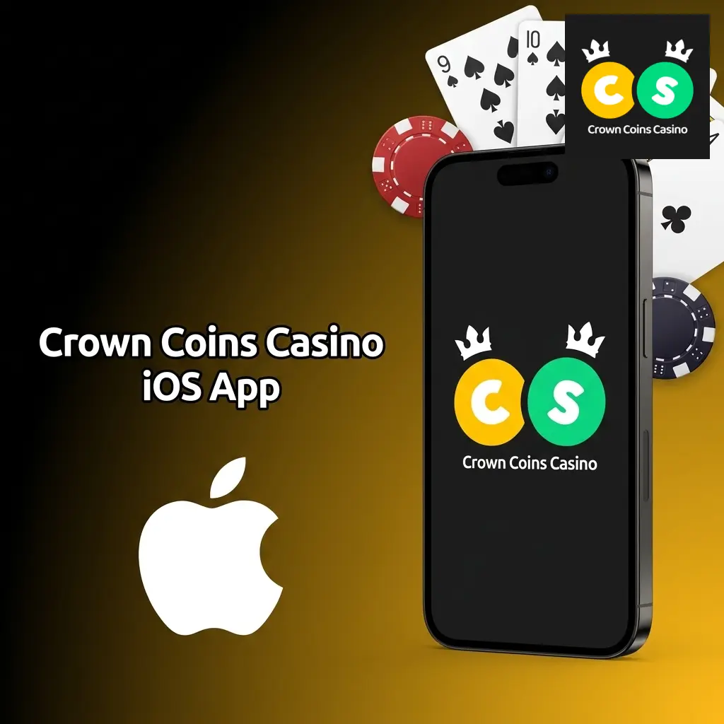 Crown Coins Casino iOS PWA installation guide showing steps to add the app to iPhone or iPad home screen via Safari