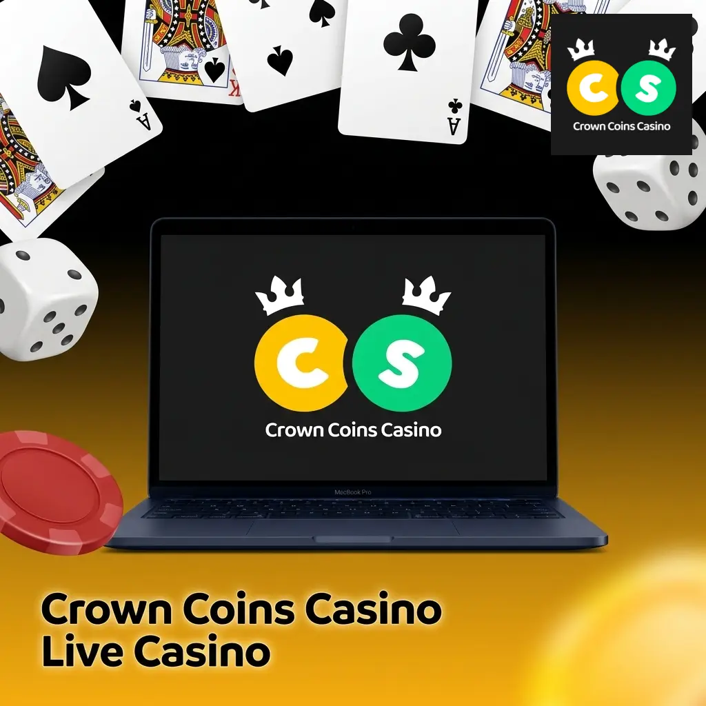 Evolution Gaming live casino table games on Crown Coins Casino featuring blackjack, roulette, and baccarat with live dealers