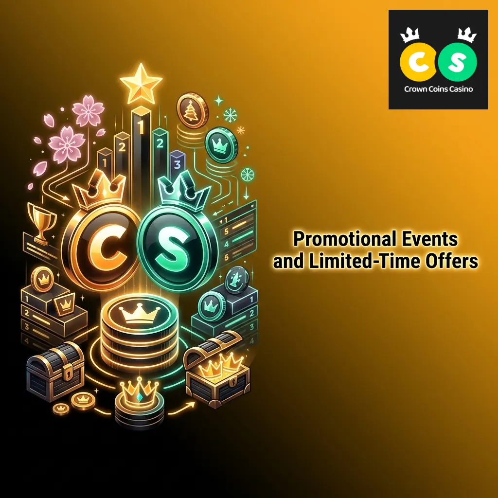 Crown Coins Casino promotional events and limited-time offers