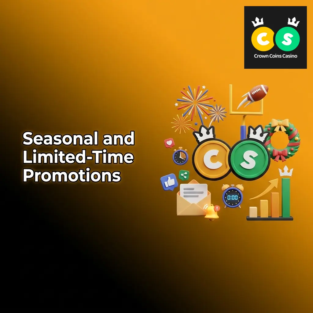 Crown Coins Casino seasonal and limited-time promotions for holidays and events