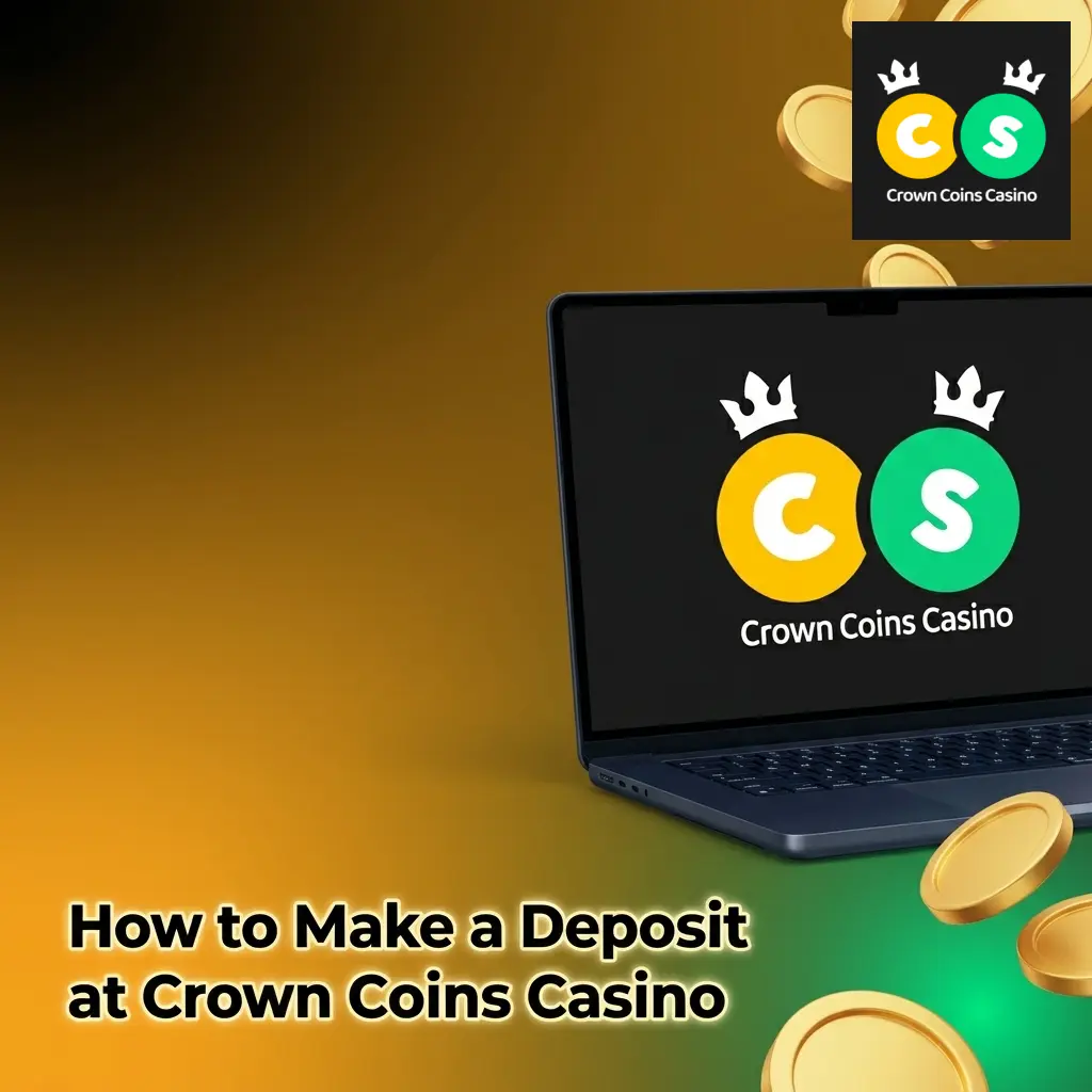 Step-by-step deposit process at Crown Coins Casino