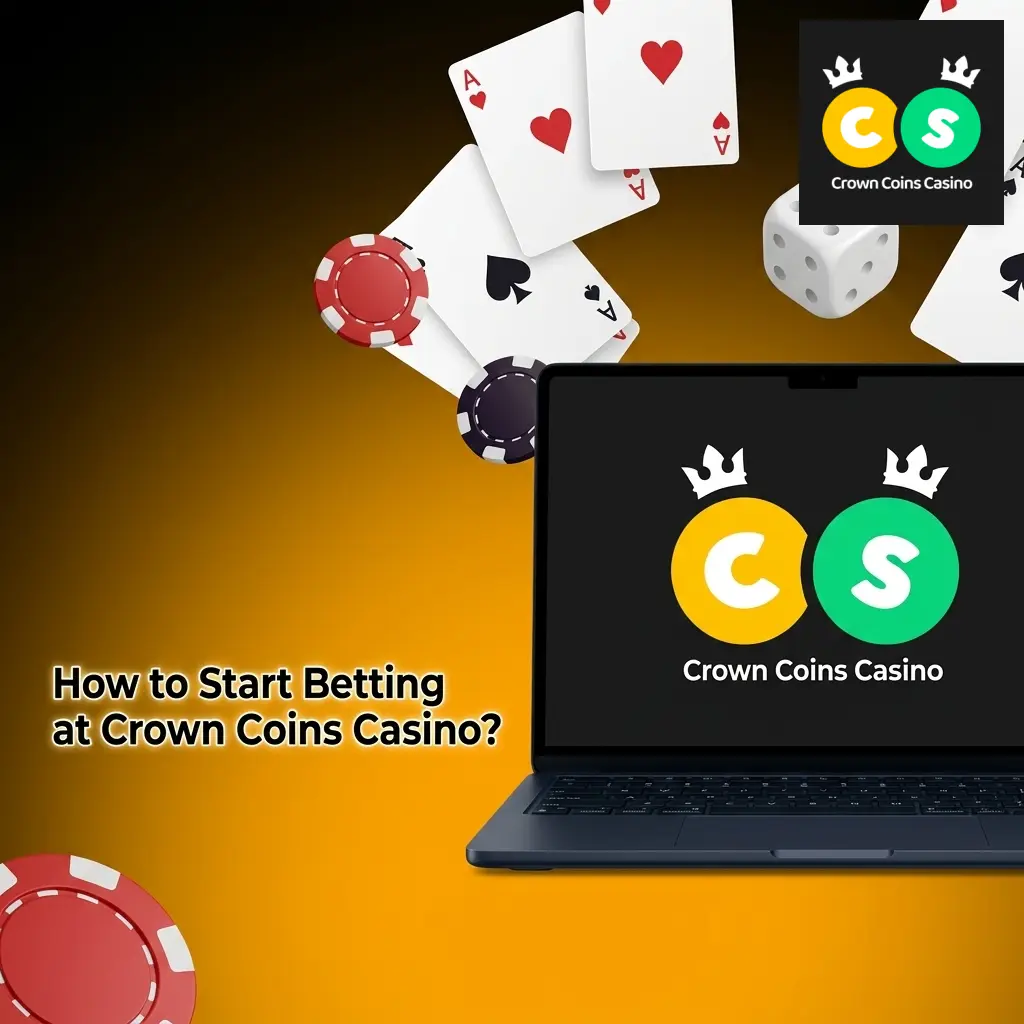 Step-by-step guide to placing your first bet at Crown Coins Casino, from account creation to withdrawing winnings