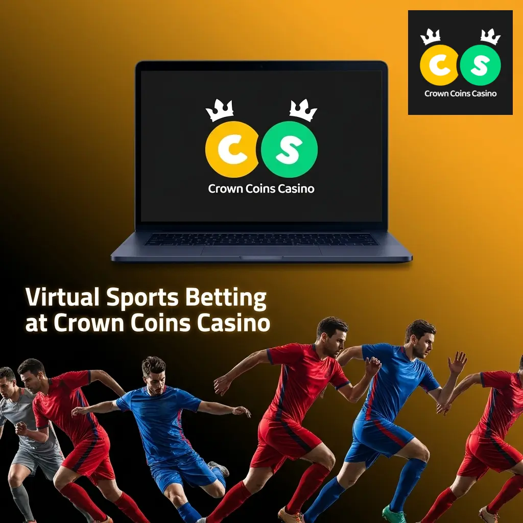 Virtual sports betting interface at Crown Coins Casino