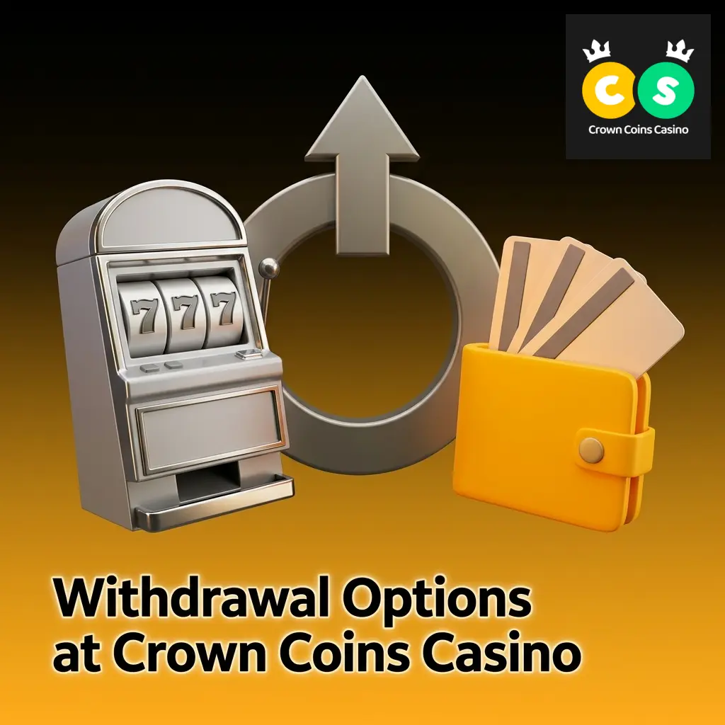Withdrawal options at Crown Coins Casino